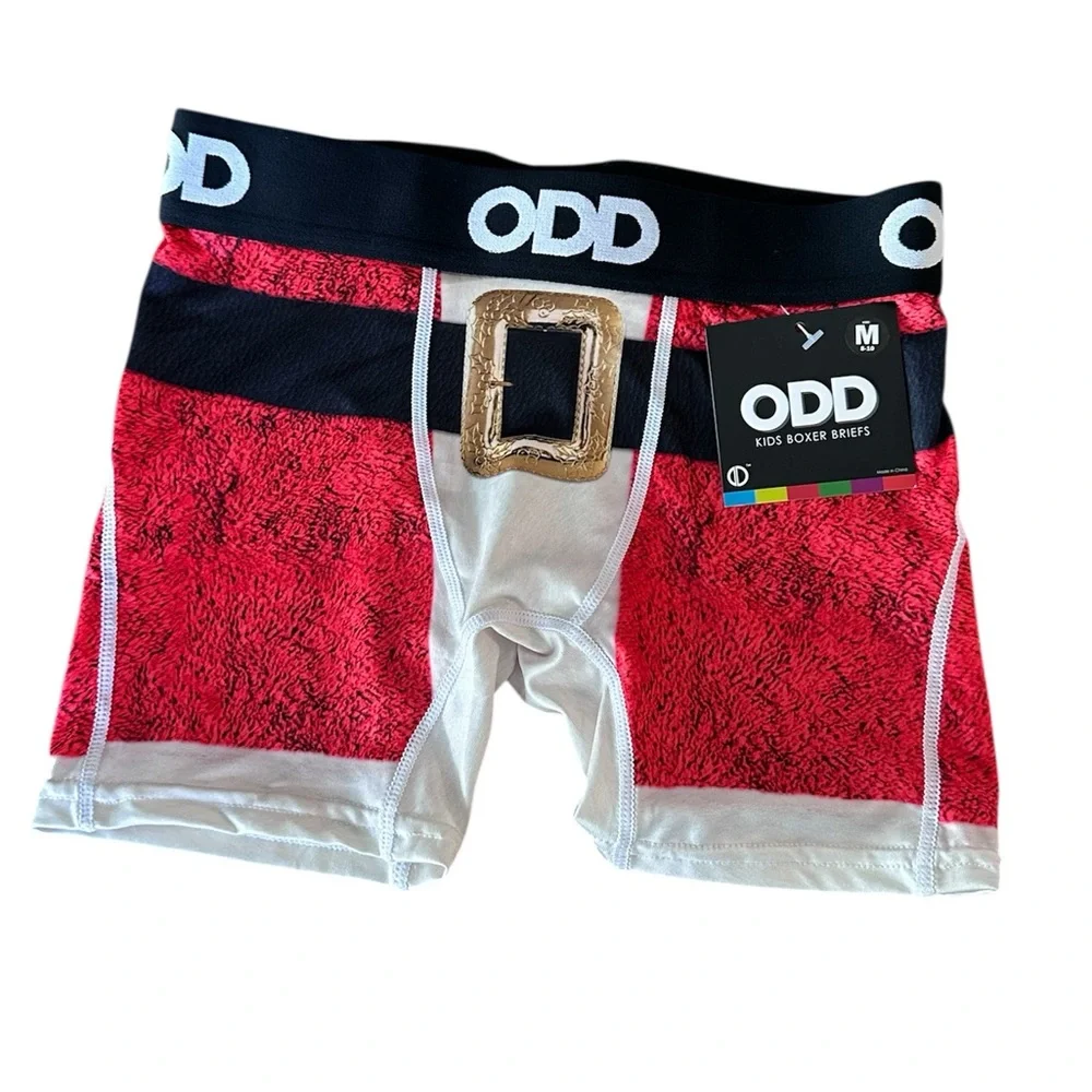 ODD Santa Belt Youth Boxers- Youth Medium